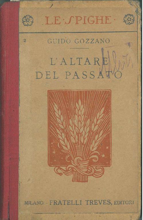 L' altare del passato - Guido Gozzano - copertina