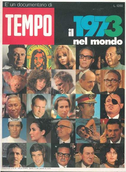 Il 1973 nel mondo. "Documentario di Tempo" - copertina