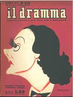 Il dramma: quindicinale di commedie di grande sucesso. 1939, n. 308 In copertina caricatura di Antonella Petrucci di Onorato cover with a colored caricature of Onorato