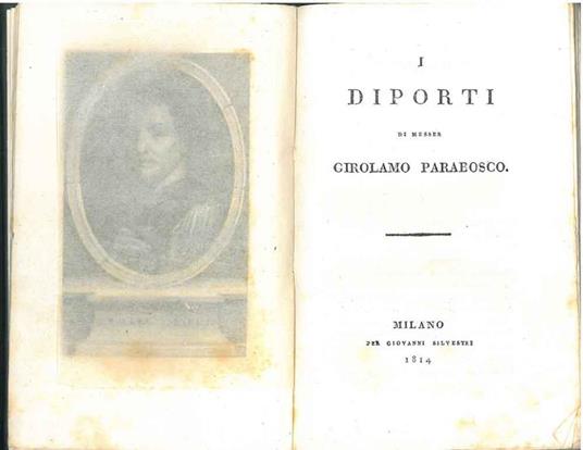 I Diporti di messer Girolamo Parabosco - Girolamo Parabosco - copertina