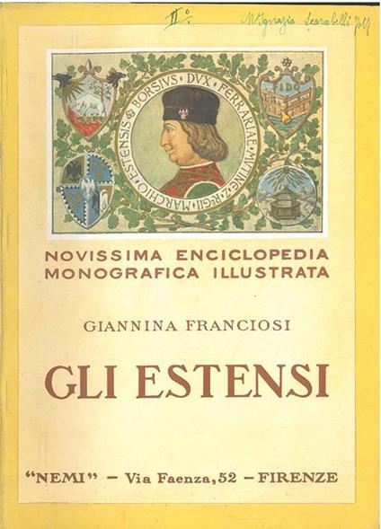 Gli Estensi - Giannina Franciosi - copertina
