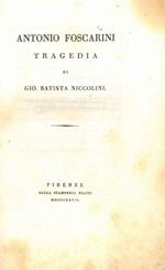 Antonio Foscarini tragedia