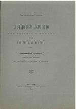 Lo stato degli argini di Po fra Secchia e Panaro nellap provincia di Mantova. Considerazioni e proposte dedicate agli abitanti dei distretti di Revere e Sermide