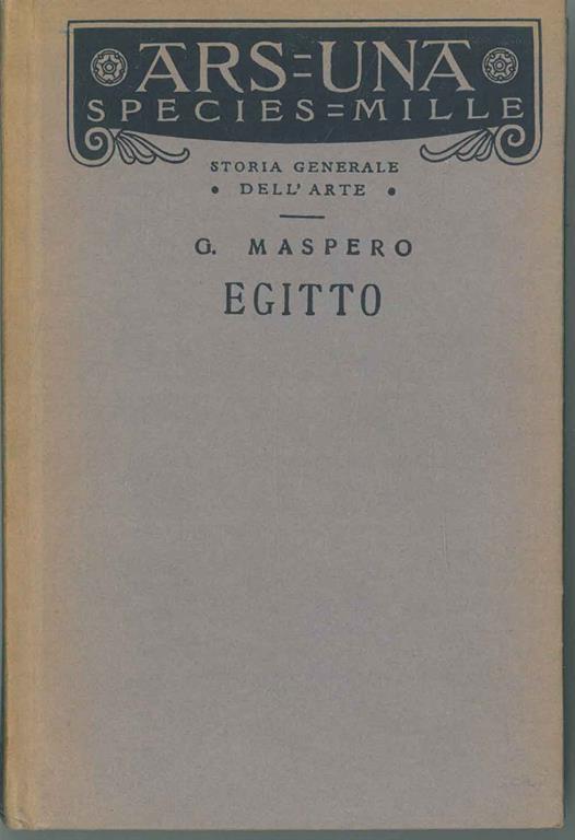 L' arte in Egitto - G. Maspero - copertina