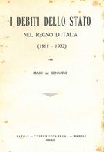 I debiti dello stato nel Regno d'Italia (1861-1932)