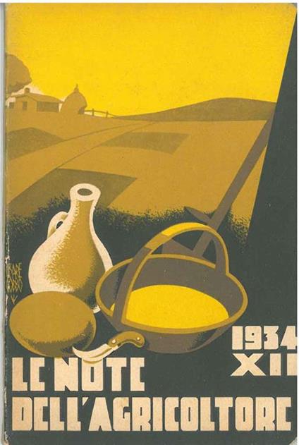 Le note dell'agricoltore. Libretto agenda 1934 - XII - copertina