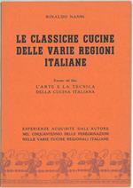 Le classiche cucine delle varie regioni italiane, estratto dal libro l'arte e la tecnica della cucina italiana