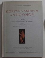Corpus vasorum antiquorum Italia, Museo Archeologico di Firenze Italia, fascicolo XXXIII Firenze, fascicolo III. Union Académique Internationale