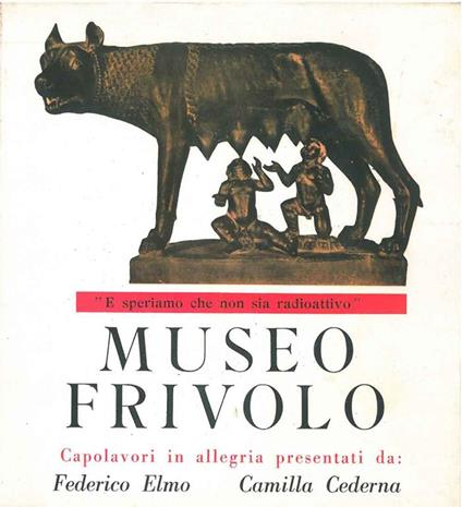 Museo frivolo. Capolavori in allegria - Federico Elmo - copertina