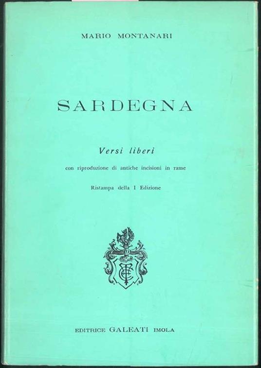 Sardegna. Versi liberi con riproduzione di antiche incisioni in rame - Mario Montanari - copertina