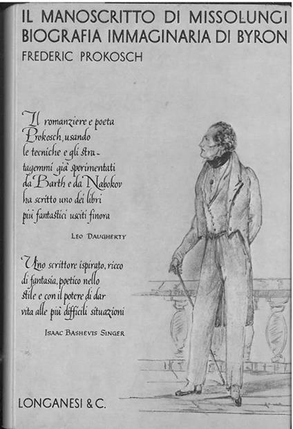 Il manoscritto di Missolungi. Biografia immaginaria di Byron - Frederic Prokosch - copertina
