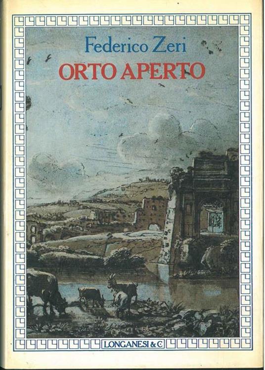 Orto aperto - Federico Zeri - copertina