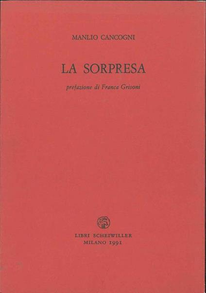 La sorpresa - Manlio Cancogni - copertina