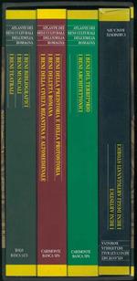 Atlante dei beni culturali dell'Emilia Romagna. Cofanetto con 4 volumi. Vol 1: I beni artistici i beni degli artigianati storici. Vol 2: I beni del territorio i beni architettonici. Vol 3: I beni della preistoria e della protostoria i beni dell'et