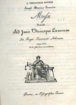 Ad Juris Utriusque Lauream In Regio Taurinensi Athenaeo anno 1823, die 28 julii, hora 5 pomeridianae