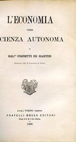 L' economia come scienza autonoma