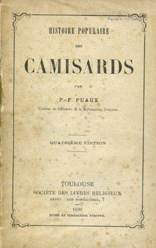 Histoire populaire des Camisards - P. François Puaux - copertina