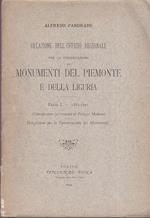 Relazione dell' Ufficio Regionale per la conservazione dei monumenti del Piemonte e della Liguria. Parte I. 1883 1891 (Commissione per i restauri al Palazzo Madama. Delegazione per la Conservazione dei Monumenti)