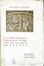 Lectura Dantis. Il canto XXI dell'Inferno letto nella Sala Dante di Roma