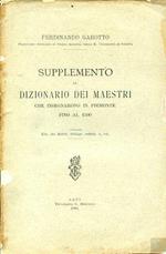 Supplemento al Dizionario dei maestri che insegnarono in Piemonte fino al 1500. Estratto dal Bollett. Bibliogr. subalp., X, I. II