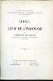 Aperçu sur l'état de l'indianisme. Leçon d'inauguration de la chaire d'Indianisme a l'Université de Neuchatel lue le 13 décembre 1915