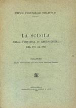 La scuola nella provincia di Reggio Emilia dal 1914 al 1923. Relazione del R. Provveditore agli Studi