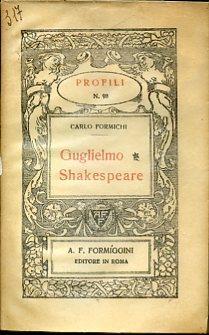 Guglielmo Shakespeare - Carlo Formichi - copertina