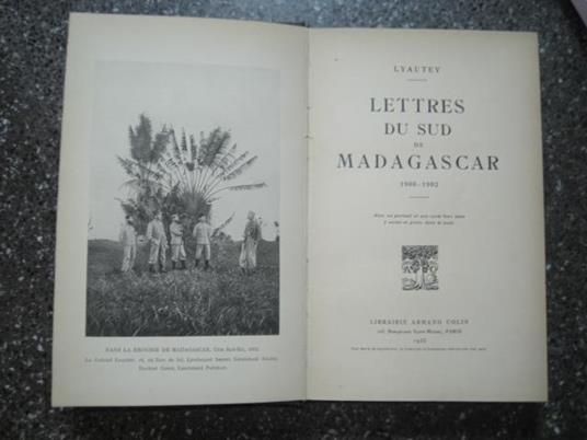 Lettres du Sud de Madagascar 1900 1902 - Hubert Lyautey - copertina