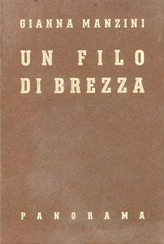 Un filo di brezza - Gianna Manzini - copertina