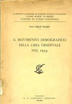 Il movimento demografico della Libia Orientale nel 1934