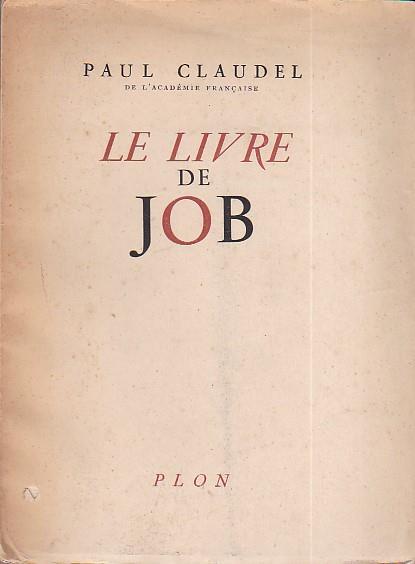 Le Livre de Job - Paul Claudel - copertina