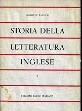 Storia della letteratura inglese. La tradizione letteraria dell'Inghilterra medioevale - Gabriele Baldini - copertina