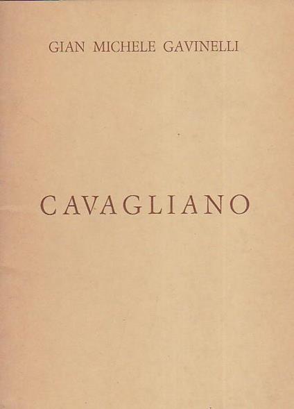 Cavagliano - Gian Michele Gavinelli - copertina