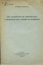 Una questione di cronologia a proposito del Tesoro di Marengo