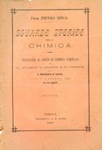 Sguardo storico sulla chimica. Prelezione al corso di chimica generale per gli studenti di medicina e di farmacia della R. Università di Padova letta il 4 dicembre 1882 (con note aggiunte). Copia autografata