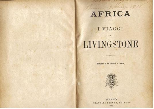 Africa. I viaggi di Livingstone - David Livingstone - Libro Usato - Treves  - | IBS