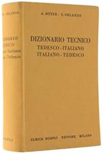 Dizionario Tecnico Tedesco-Italiano e Italiano-Tedesco. Parte I: Tedesco-Italiano