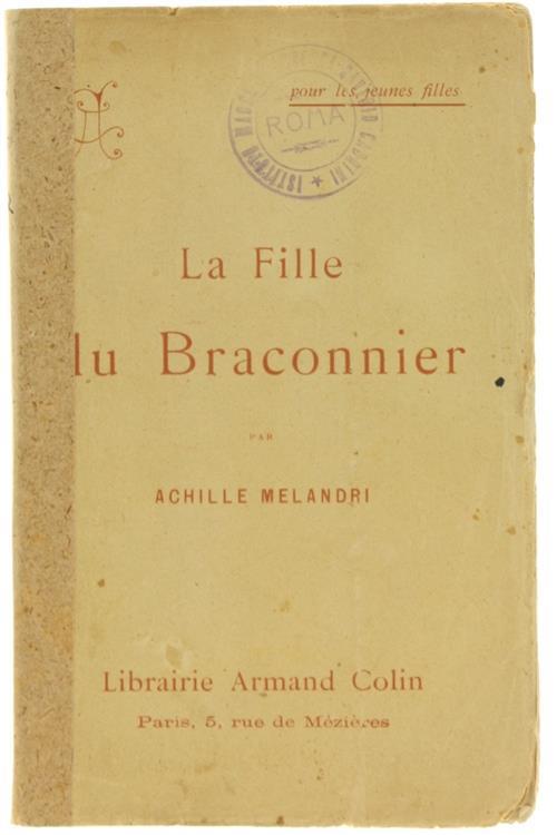 La Fille du Braconnier - Achille Melandri - copertina