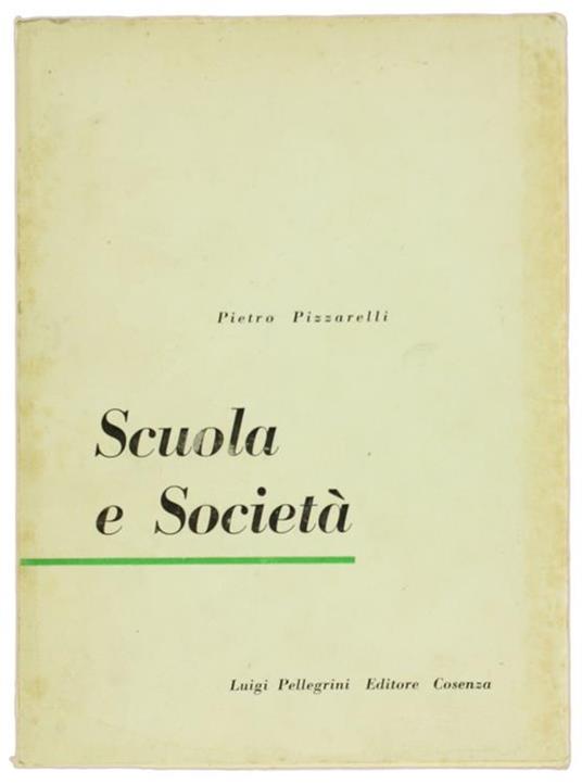 Scuola e Società - Pietro Pizzarelli - copertina