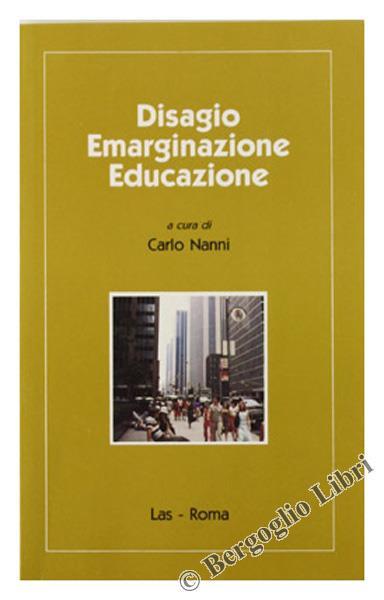 Disagio emarginazione educazione - copertina