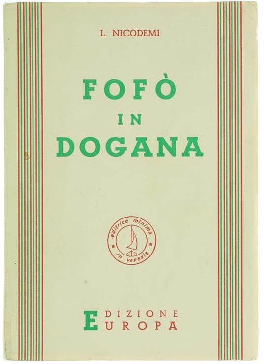 Fofò in Dogana - Luigi Nicodemi - copertina