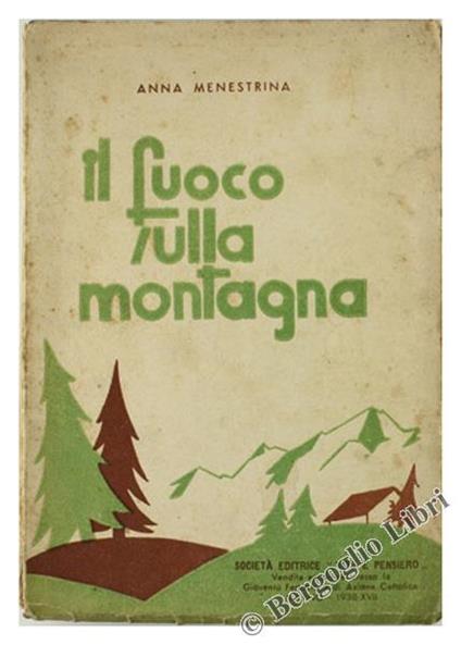 Il Fuoco sulla Montagna. Romanzo - Anna Menestrina - copertina