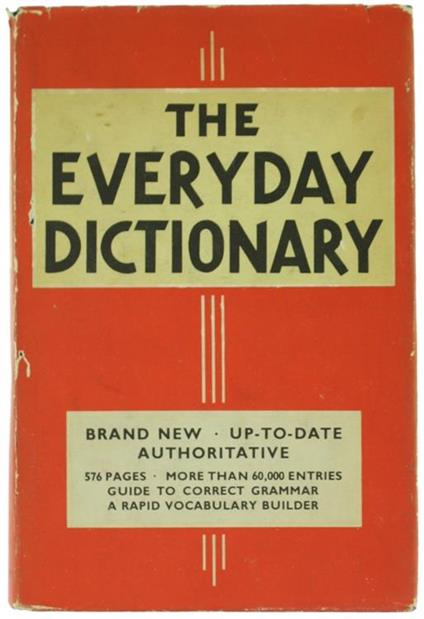 The Everyday Dictionary - Jess Stein - copertina