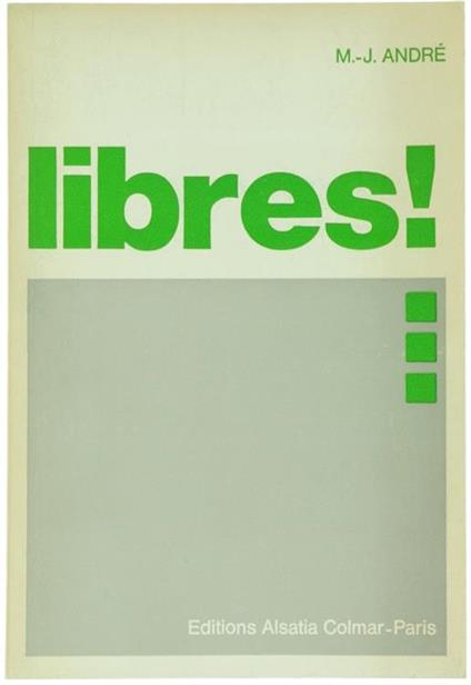 Libres! - M.J. André - copertina