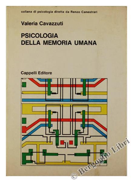 Psicologia della Memoria Umana - Vittorio Cavazzuti - copertina