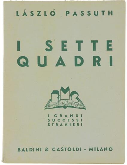 I Sette Quadri (A Lombard Kastély - László Passuth - copertina