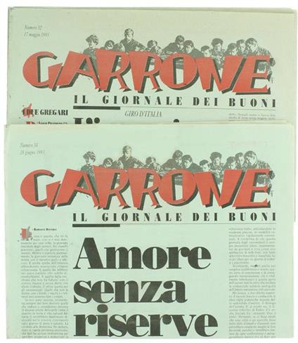 Garrone - il Giornale dei Buoni N. 32 - 38 - Michele Serra - copertina