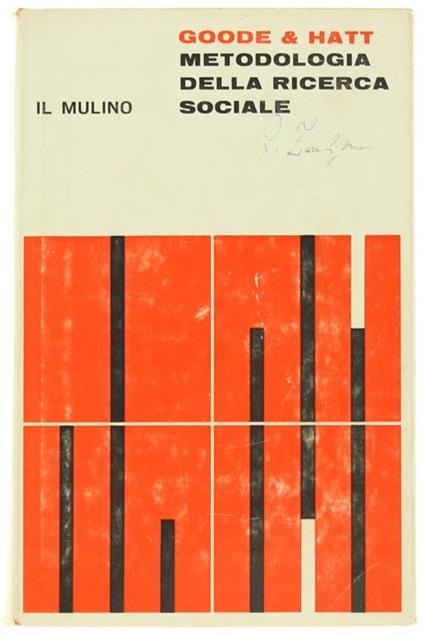 Metodologia della Ricerca Sociale - William J. Goode - copertina