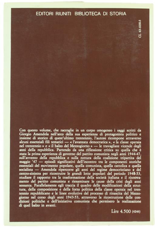 Gli anni della Repubblica - Giorgio Amendola - 2