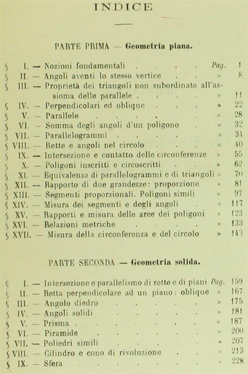 Nozioni di Geometria Elementare - Testo. Seconda Edizione Interamente Rifatta - Adolfo Bachelet - 2